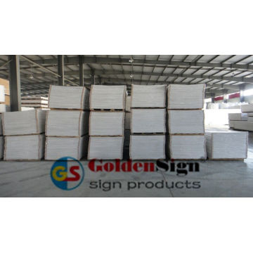 Folha de alta densidade da espuma do PVC do material de construção de Goldensign 4X8ft / folha do PVC da espuma / folha plástica